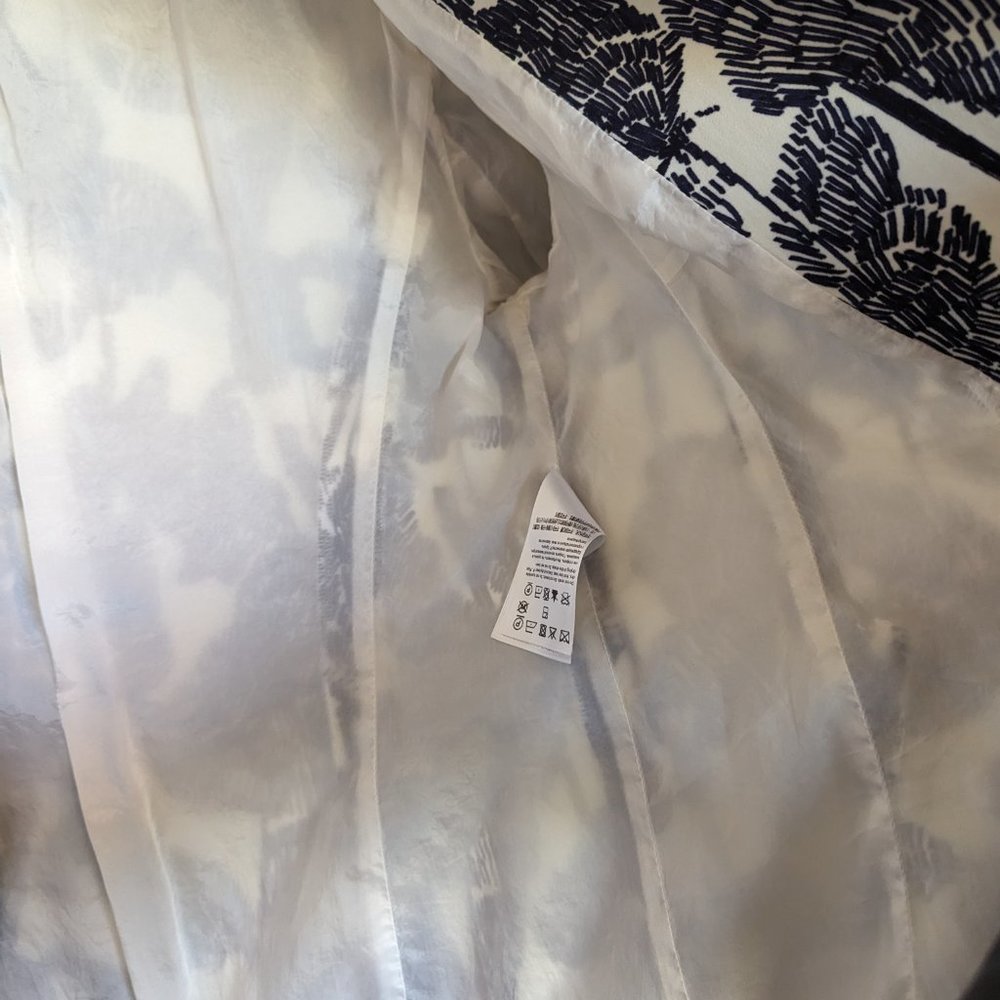 ESCADA | Navy & Ivory Single Button Blazer | EUC | EU 40 | US 10 - Picture 7 of 11